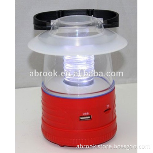 Barn lantern led light rechargeable portable speaker